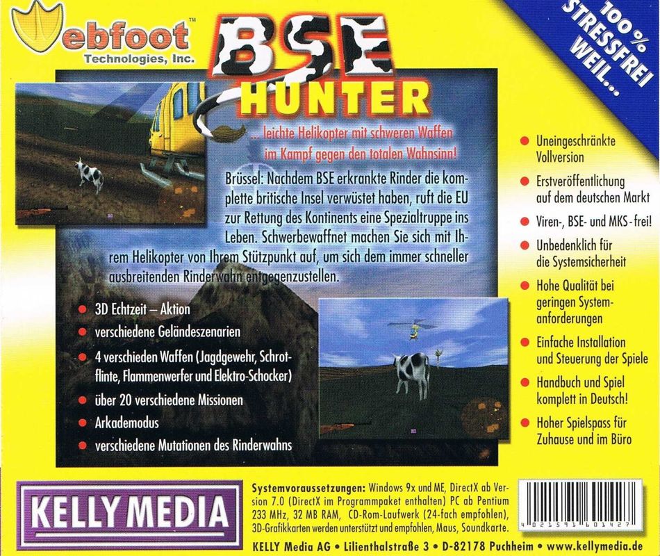 Back Cover for BSE Hunter (Windows)