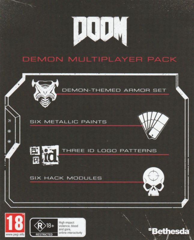 Other for Doom (PlayStation 4): DLC Code - Front