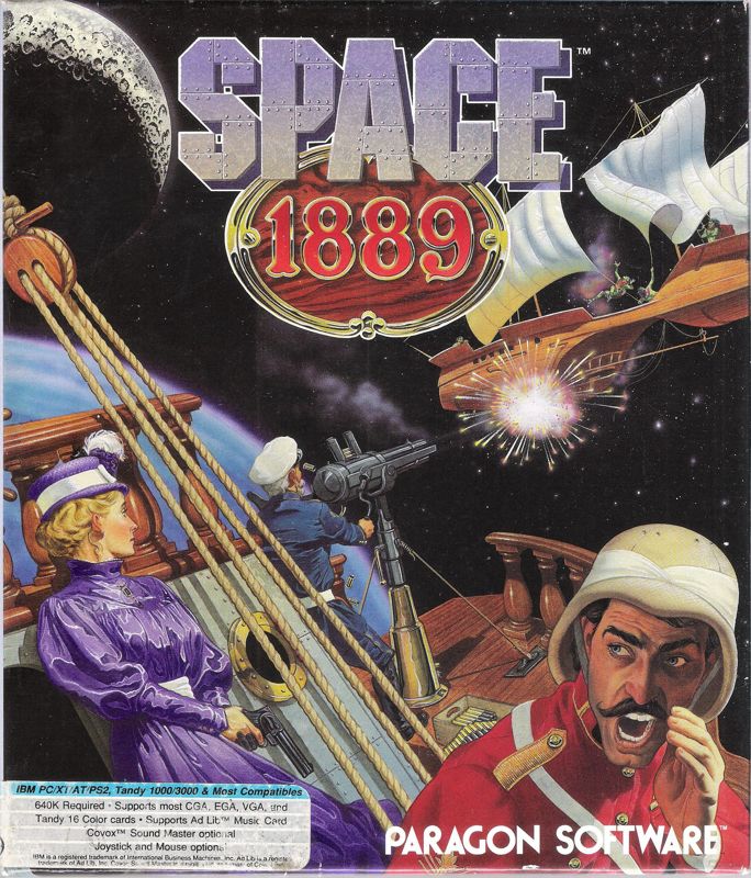 Front Cover for Space 1889 (DOS)