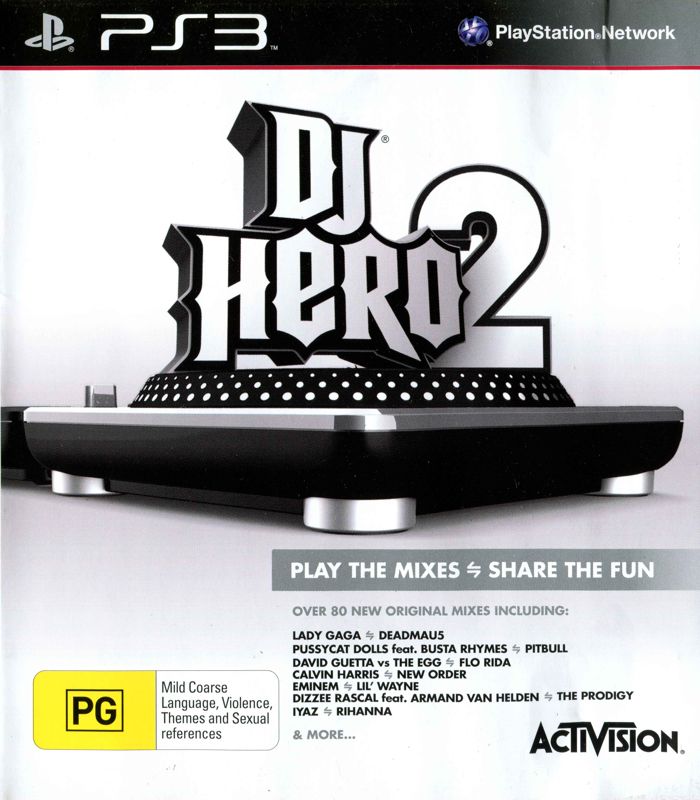 Front Cover for DJ Hero 2 (PlayStation 3)