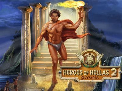 Front Cover for Heroes of Hellas 2: Olympia (Windows) (Yahoo Games download release)