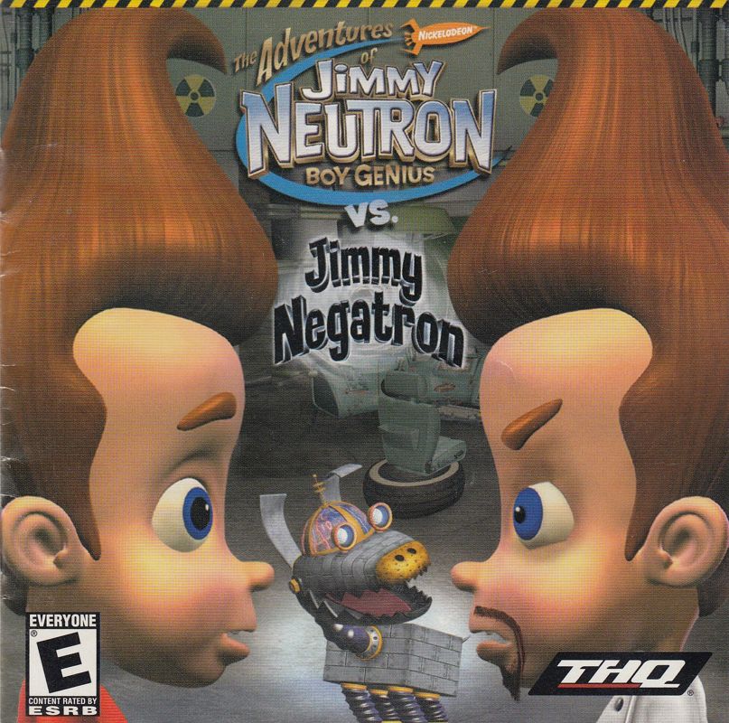 Front Cover for The Adventures of Jimmy Neutron: Boy Genius Vs. Jimmy Negatron (Windows)