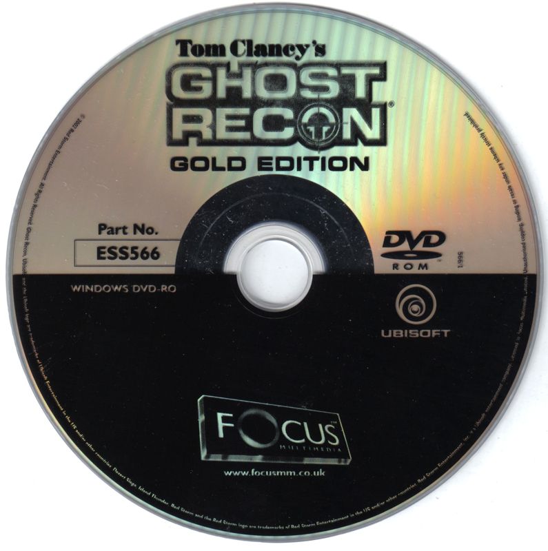 Media for Tom Clancy's Ghost Recon: Gold Edition (Windows) (Focus Multimedia release)