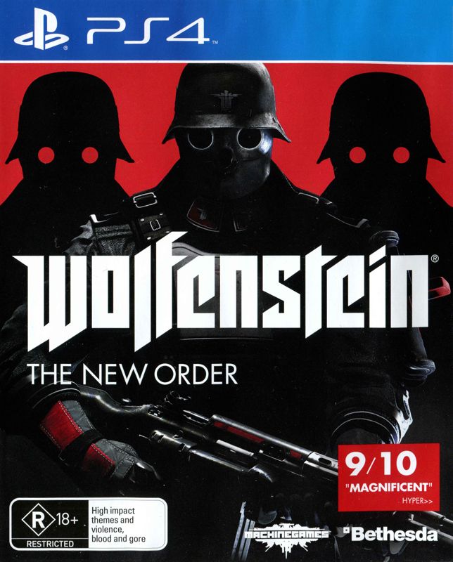 Front Cover for Wolfenstein: The New Order (PlayStation 4)