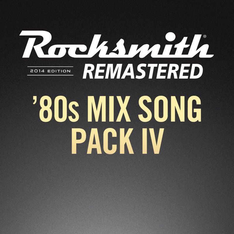 Front Cover for Rocksmith: All-new 2014 Edition - 80s Mix Song Pack IV (PlayStation 3 and PlayStation 4) (download release)