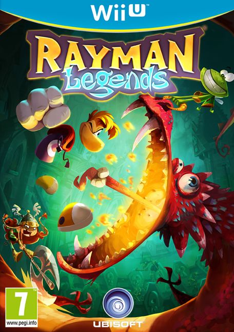 Front Cover for Rayman Legends (Wii U) (download release)