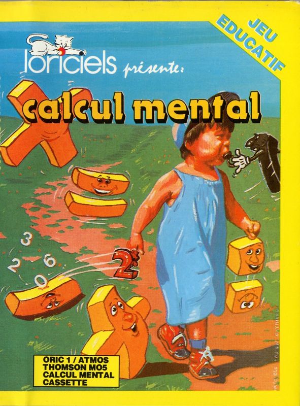 Front Cover for Calcul Mental (Oric and Thomson MO)