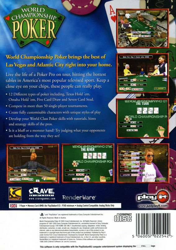 World Championship Poker - PlayStation 2