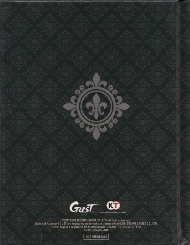 Extras for Nights of Azure 2: Bride of the New Moon (Limited Edition) (PlayStation 4): Art Book - Back