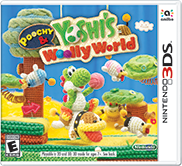 Front Cover for Yoshi's Woolly World (Nintendo 3DS) (download release)