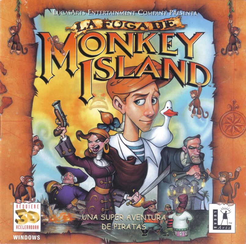 Other for Escape from Monkey Island (Windows): Jewel Case - Front