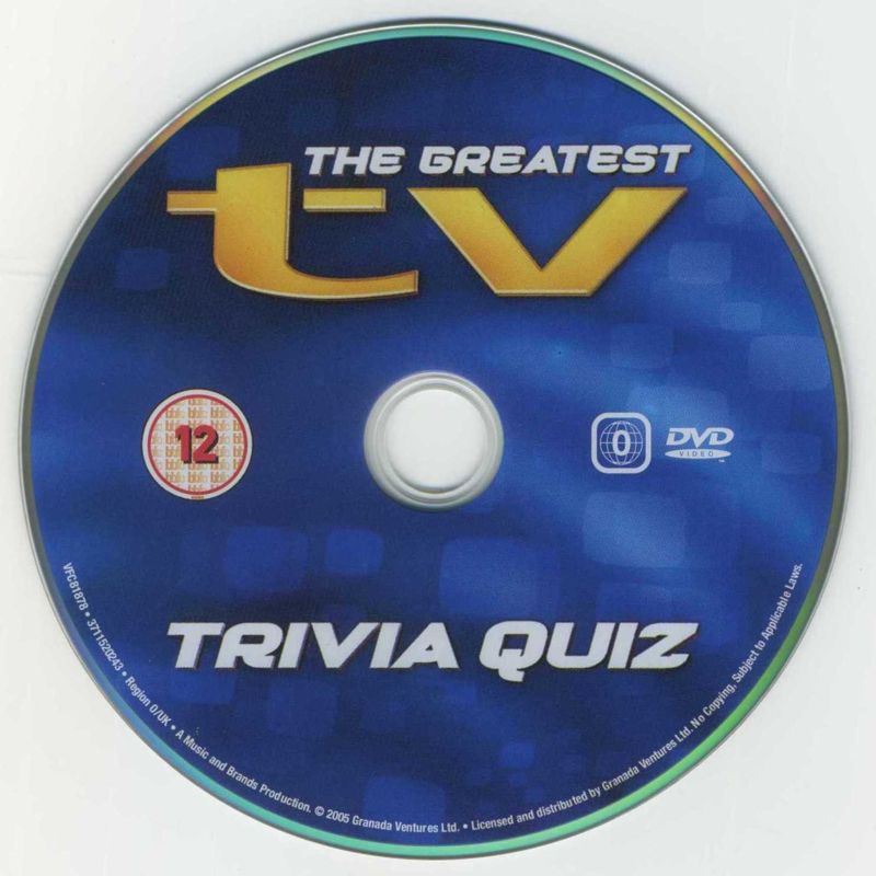 Media for The Greatest TV Trivia Quiz (DVD Player)