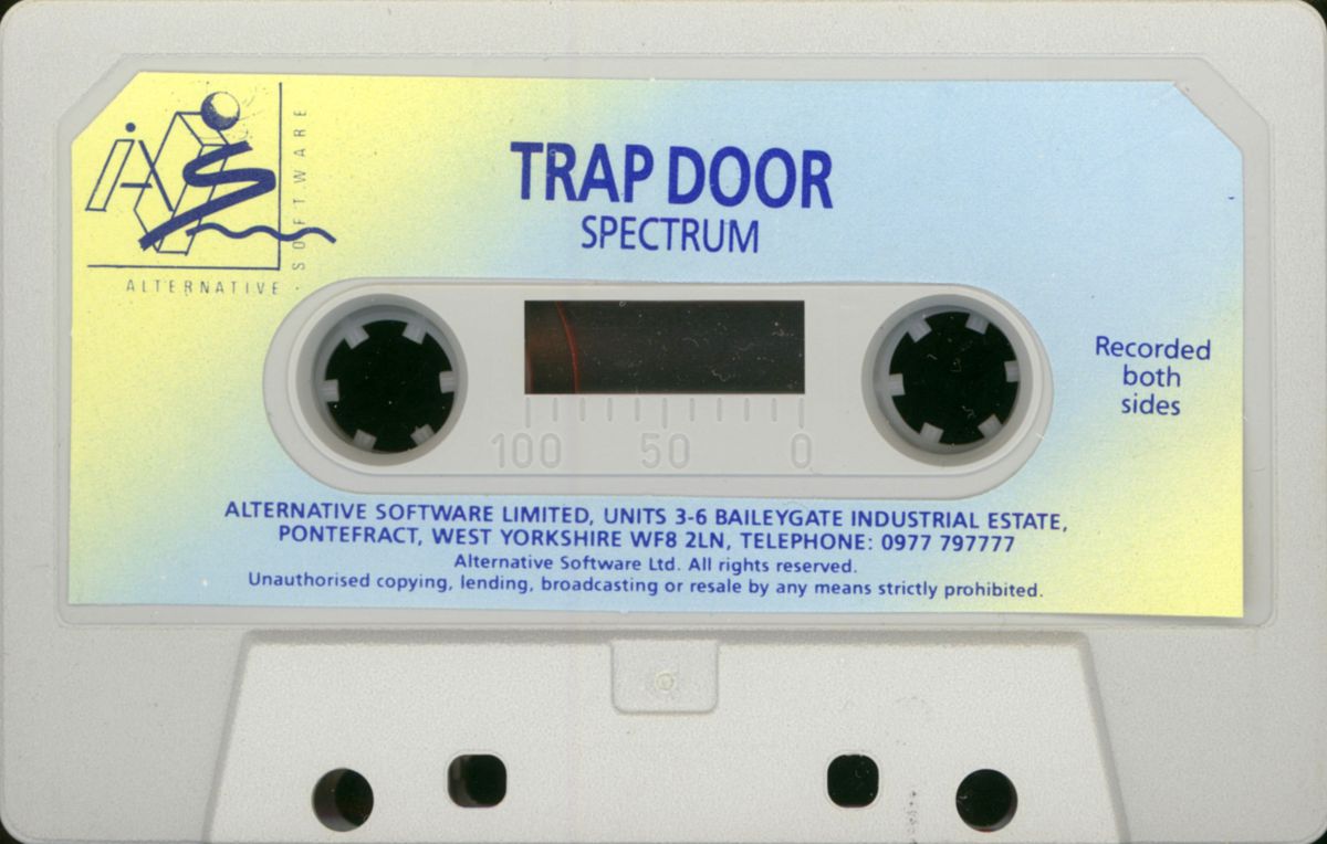 Media for The Trap Door (ZX Spectrum) (Budget re-release (Alternative Software Ltd: 199 Range))