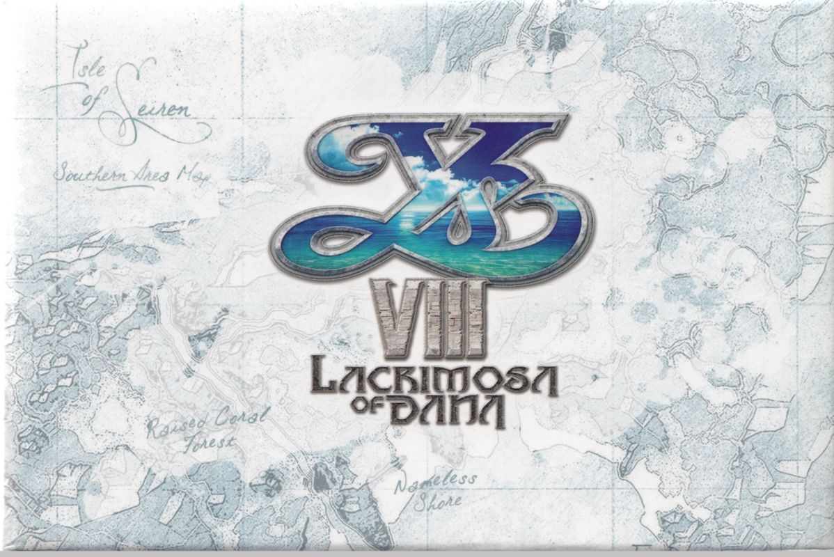 Spine/Sides for Ys VIII: Lacrimosa of Dana (Limited Edition) (PlayStation 4): Top