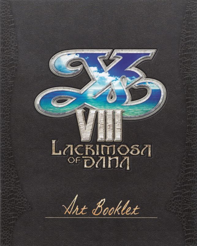 Extras for Ys VIII: Lacrimosa of Dana (Limited Edition) (PlayStation 4): Art Booklet - Front