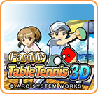 Front Cover for Family Table Tennis 3D (Nintendo 3DS) (download release)