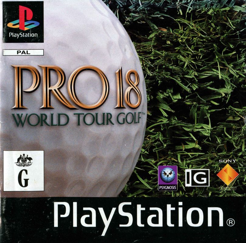 Front Cover for Pro 18 World Tour Golf (PlayStation)