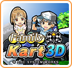 Front Cover for Family Kart 3D (Nintendo 3DS) (download release)