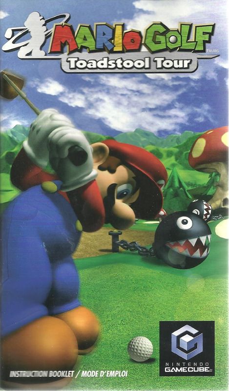 Manual for Mario Golf: Toadstool Tour (GameCube) (Player's Choice release): Front
