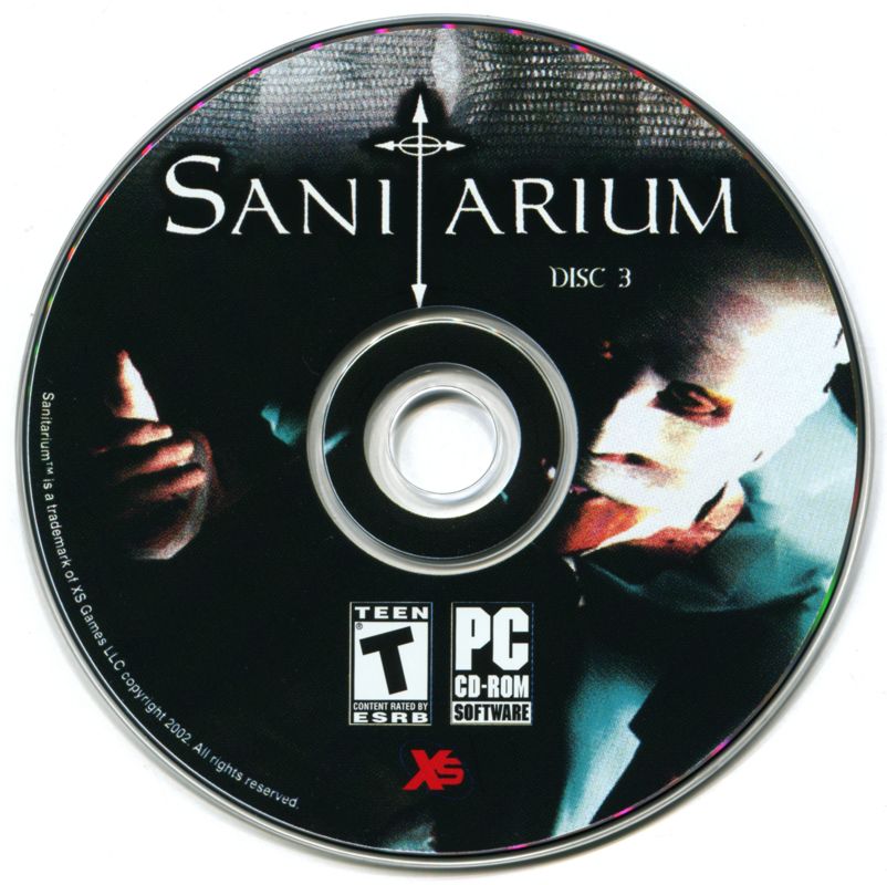 Media for Sanitarium (Windows) (XS Games release): Disc 3