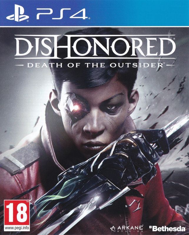 Front Cover for Dishonored: Death of the Outsider (PlayStation 4)