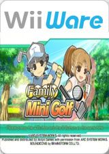 Front Cover for Family Mini Golf (Wii) (download release)