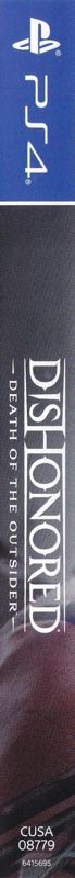 Spine/Sides for Dishonored: Death of the Outsider (PlayStation 4)
