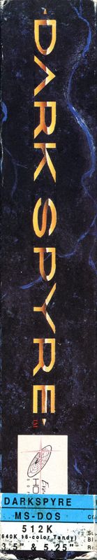 Spine/Sides for DarkSpyre (DOS): Left