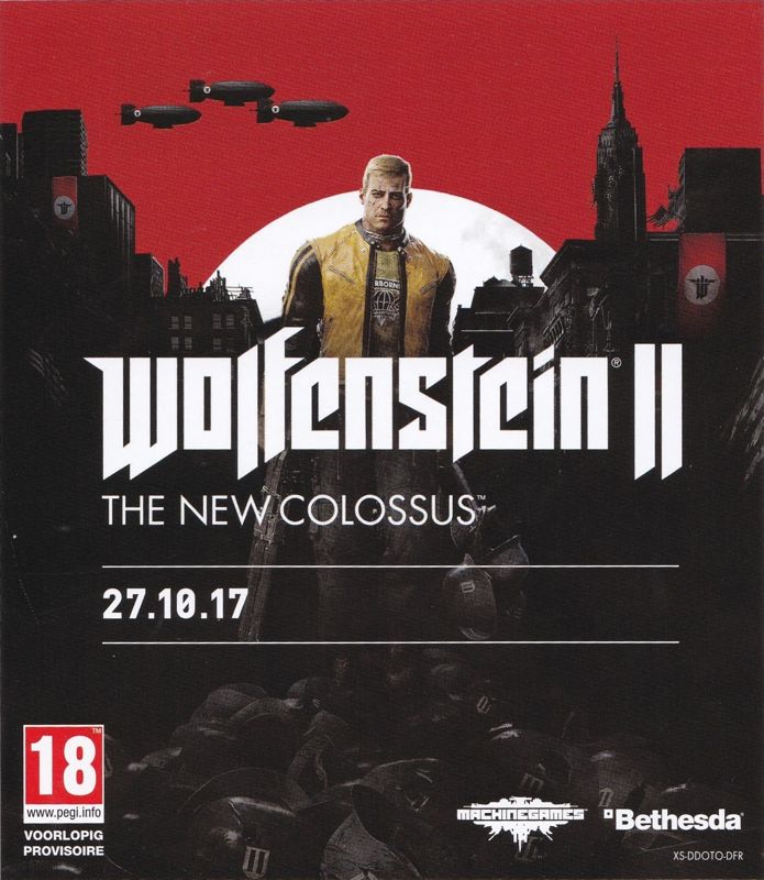 Advertisement for Dishonored: Death of the Outsider (PlayStation 4): Wolfenstein II: The New Colossus