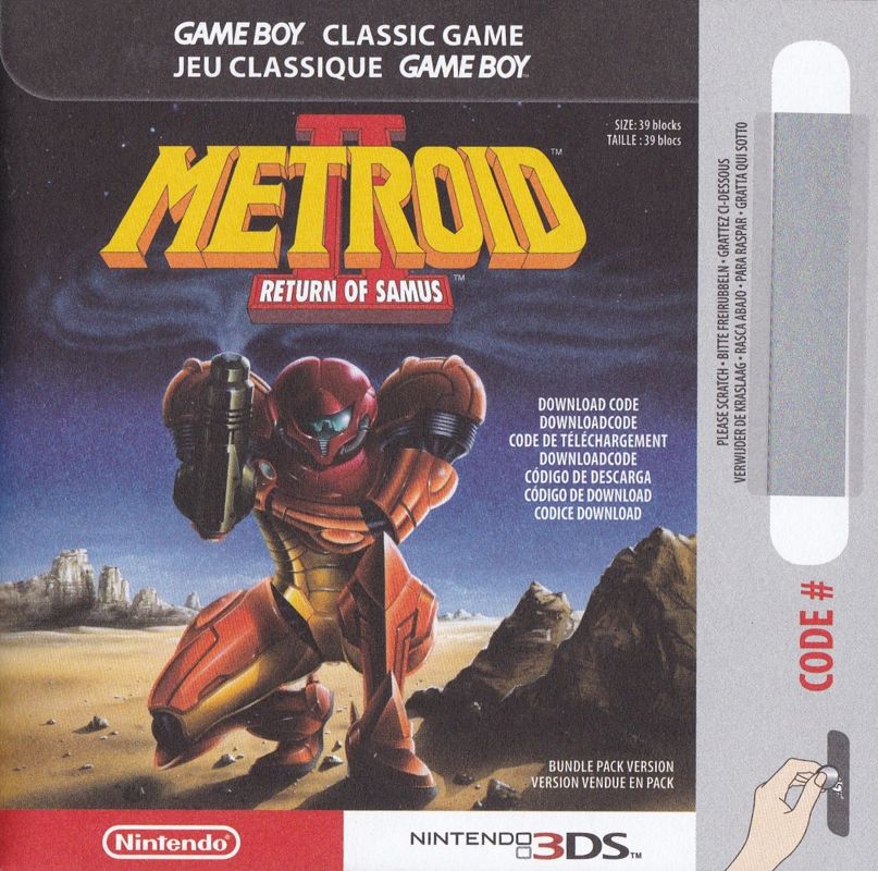 Other for Metroid: Samus Returns (Legacy Edition) (Nintendo 3DS): DLC Booklet - Metroid II: Return of Samus - Front