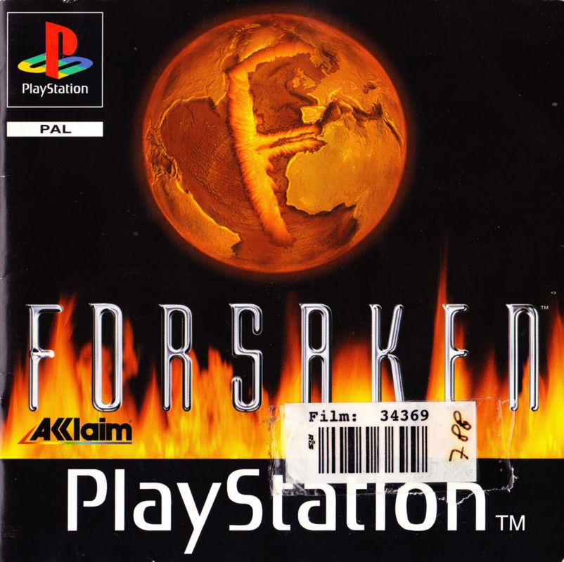 Manual for Forsaken (PlayStation): Front