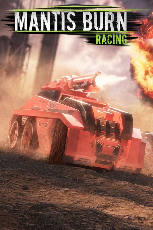 Front Cover for Mantis Burn Racing: Battle Cars (Xbox One) (download release): 2nd version