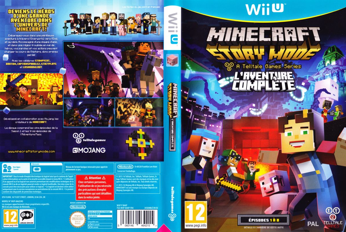 Minecraft: Story Mode - Adventure Pass cover or packaging material -  MobyGames