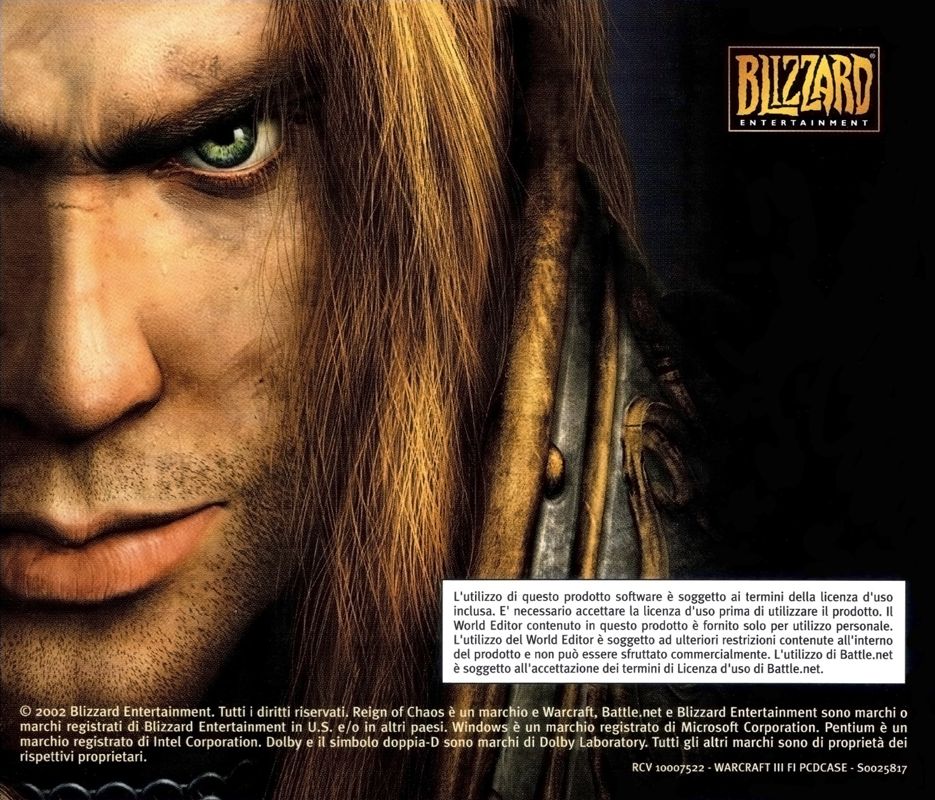 Other for WarCraft III: Reign of Chaos (Windows): Jewel Case - Back