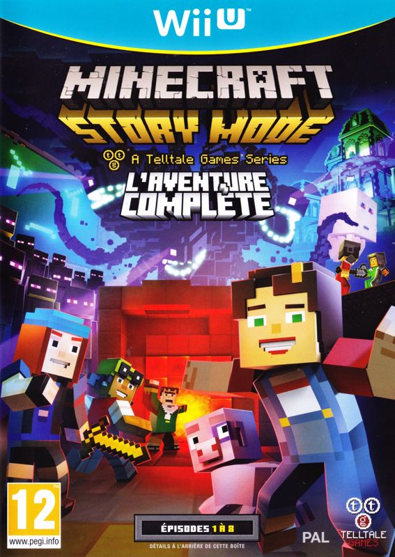 Front Cover for Minecraft: Story Mode - The Complete Adventure (Wii U)