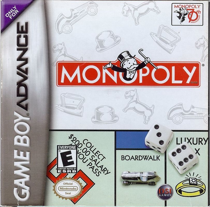 Front Cover for Monopoly (Game Boy Advance)