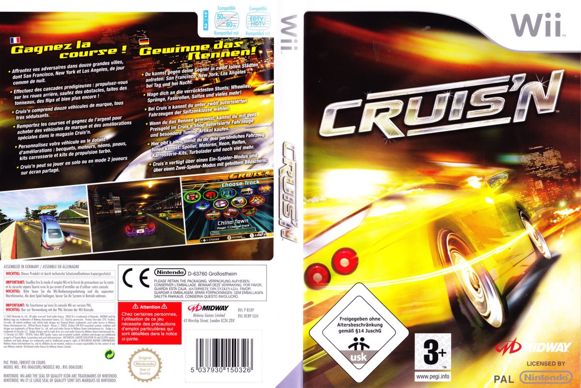 Full Cover for Cruis'n (Wii)