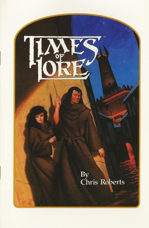 Manual for Times of Lore (ZX Spectrum) (cassette version (48K/128K/+3)): Front