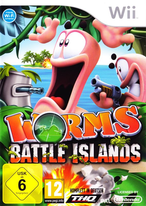 Front Cover for Worms: Battle Islands (Wii)