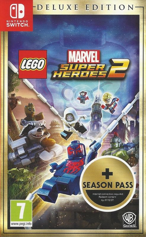 detaljer patron forhandler LEGO Marvel Super Heroes 2 (Deluxe Edition) cover or packaging material -  MobyGames
