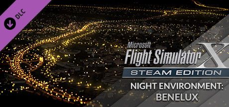 Front Cover for Microsoft Flight Simulator X: Steam Edition - Night Environment Benelux (Windows) (Steam release)