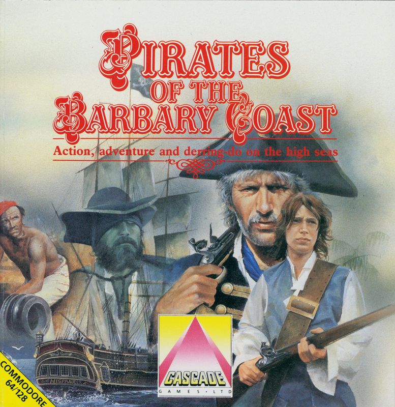 Front Cover for Pirates of the Barbary Coast (Commodore 64)