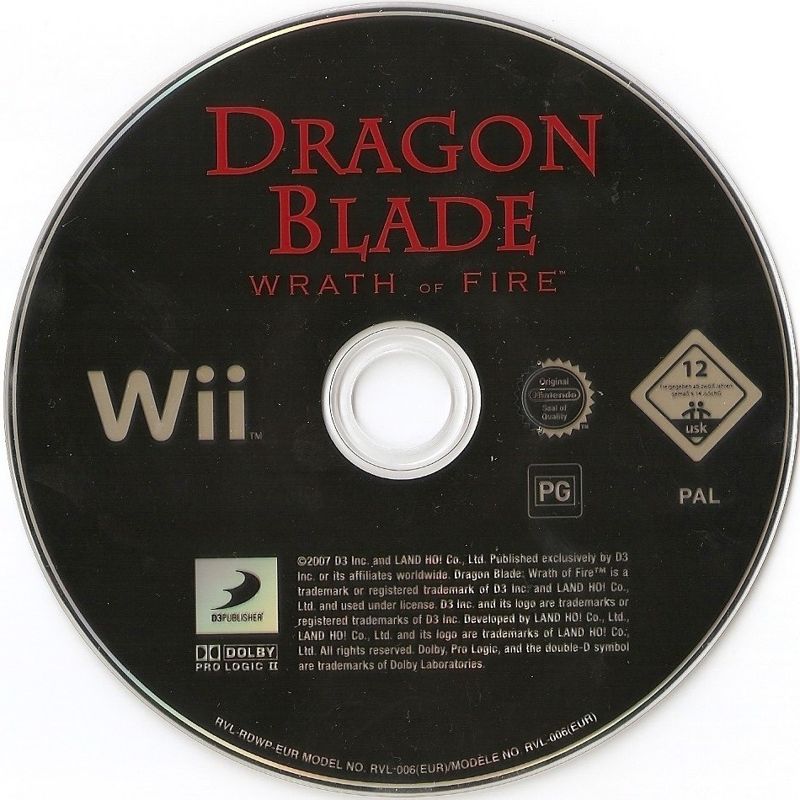 Media for Dragon Blade: Wrath of Fire (Wii)
