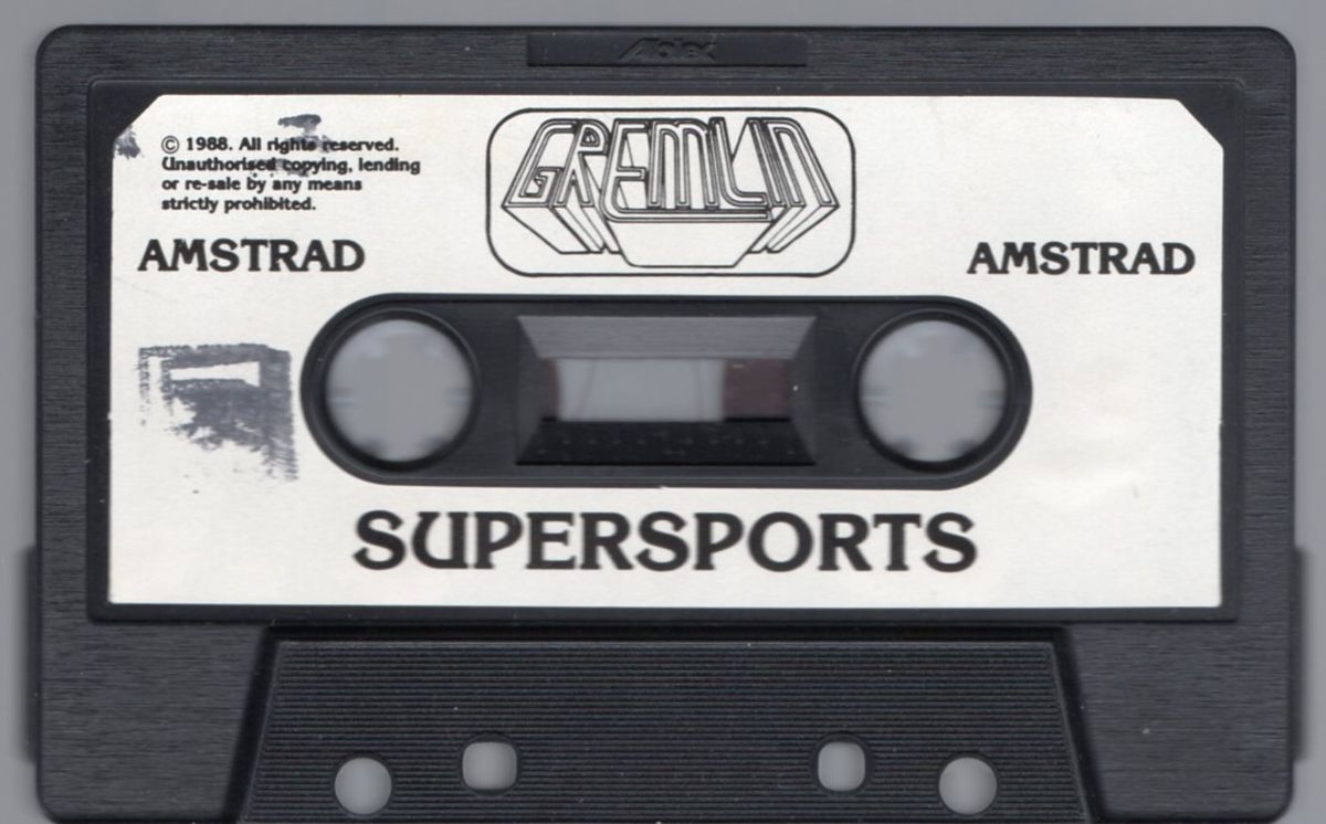 Media for Supersports: The Alternative Olympics (Amstrad CPC)