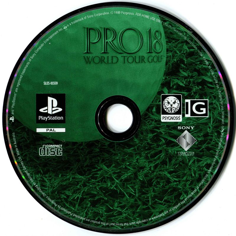 Media for Pro 18 World Tour Golf (PlayStation)
