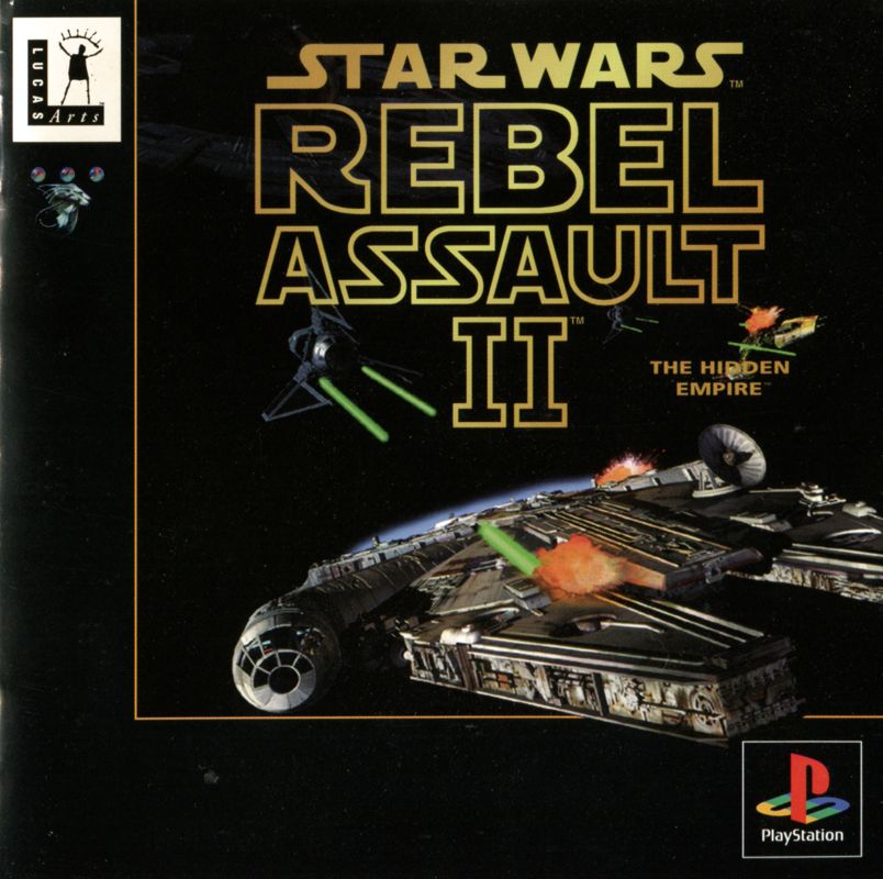 Manual for Star Wars: Rebel Assault II - The Hidden Empire (PlayStation): Front