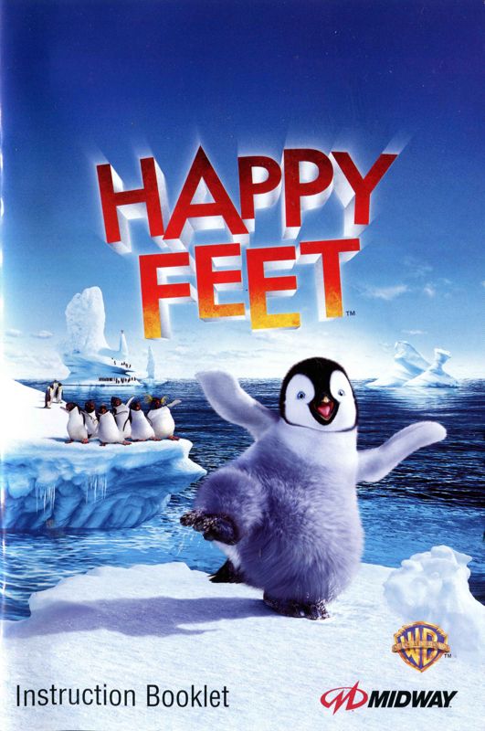 Manual for Happy Feet (PlayStation 2) (Platinum release): Front