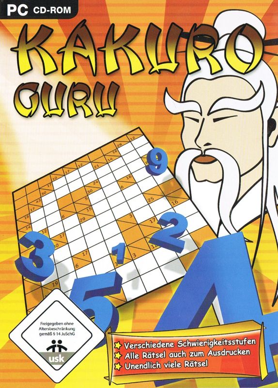 Front Cover for Kakuro Guru (Windows) (re-release)