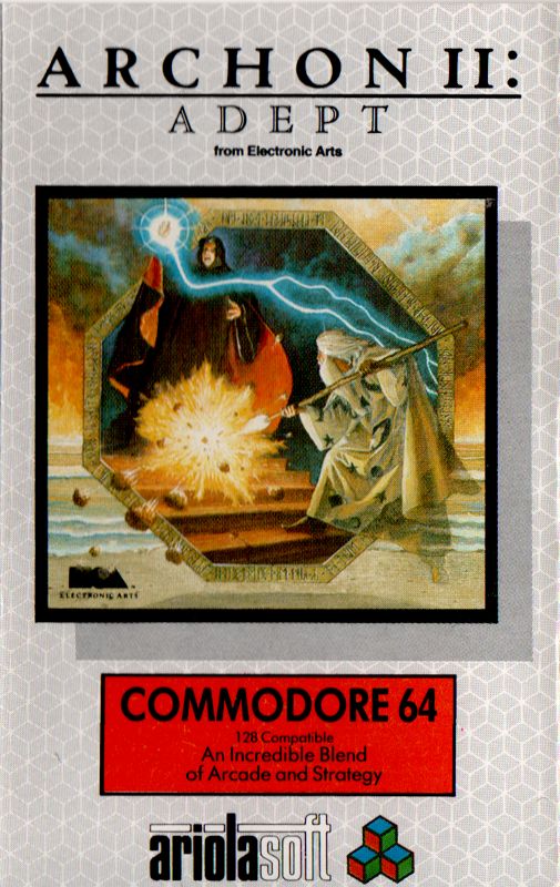 Front Cover for Archon II: Adept (Commodore 64) (Ariolasoft release)