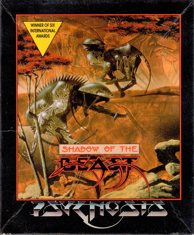 Front Cover for Shadow of the Beast (Amiga) (Medium size box)